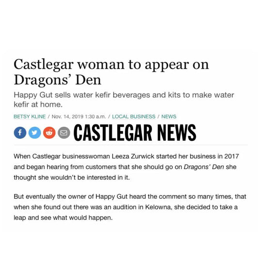 Happy Gut in Castlegar News - Happy Gut Pro