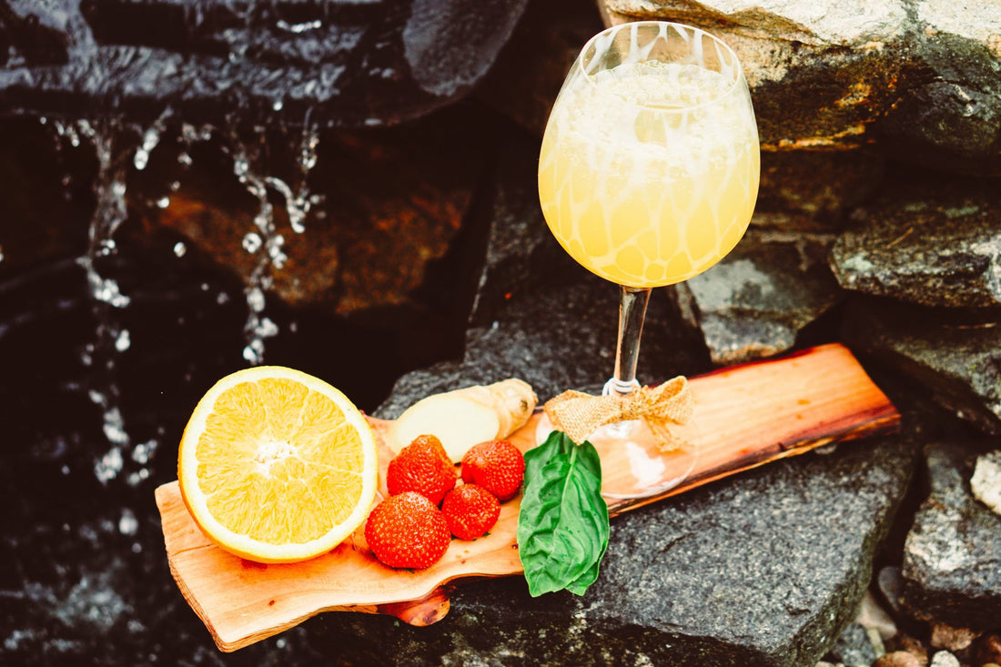 Orange Strawberry Ginger Water Kefir Soda Recipe