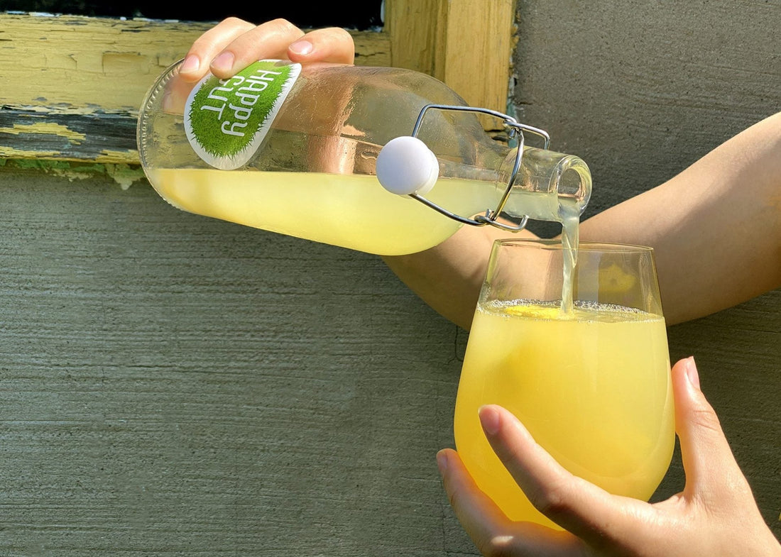 Pineapple and Ginger Water Kefir Soda Recipe