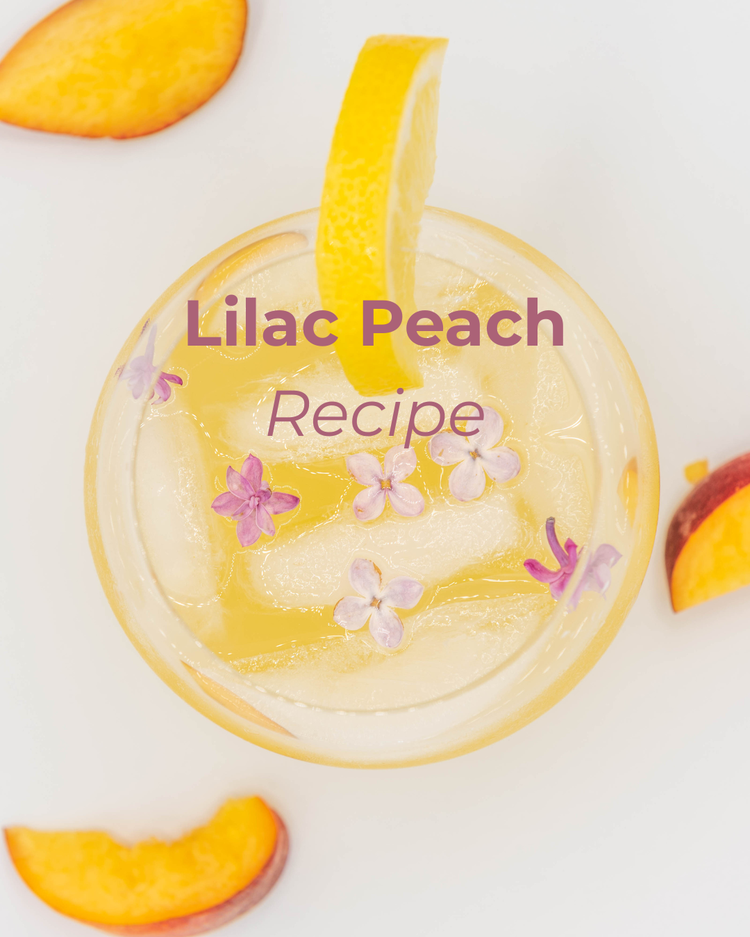 Lilac Peach Water Kefir Soda Recipe