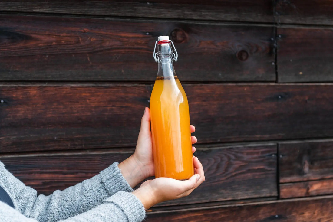 Pumpkin Spice Water Kefir Soda Recipe - Happy Gut Pro
