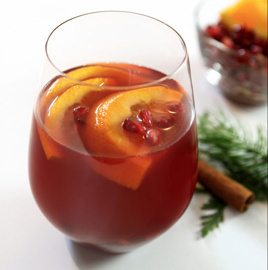Cranberry Orange Spice Water Kefir Soda