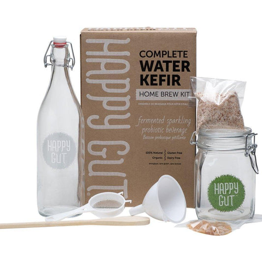 Home Water Kefir Fermentation Starter Kit - Happy Gut Pro
