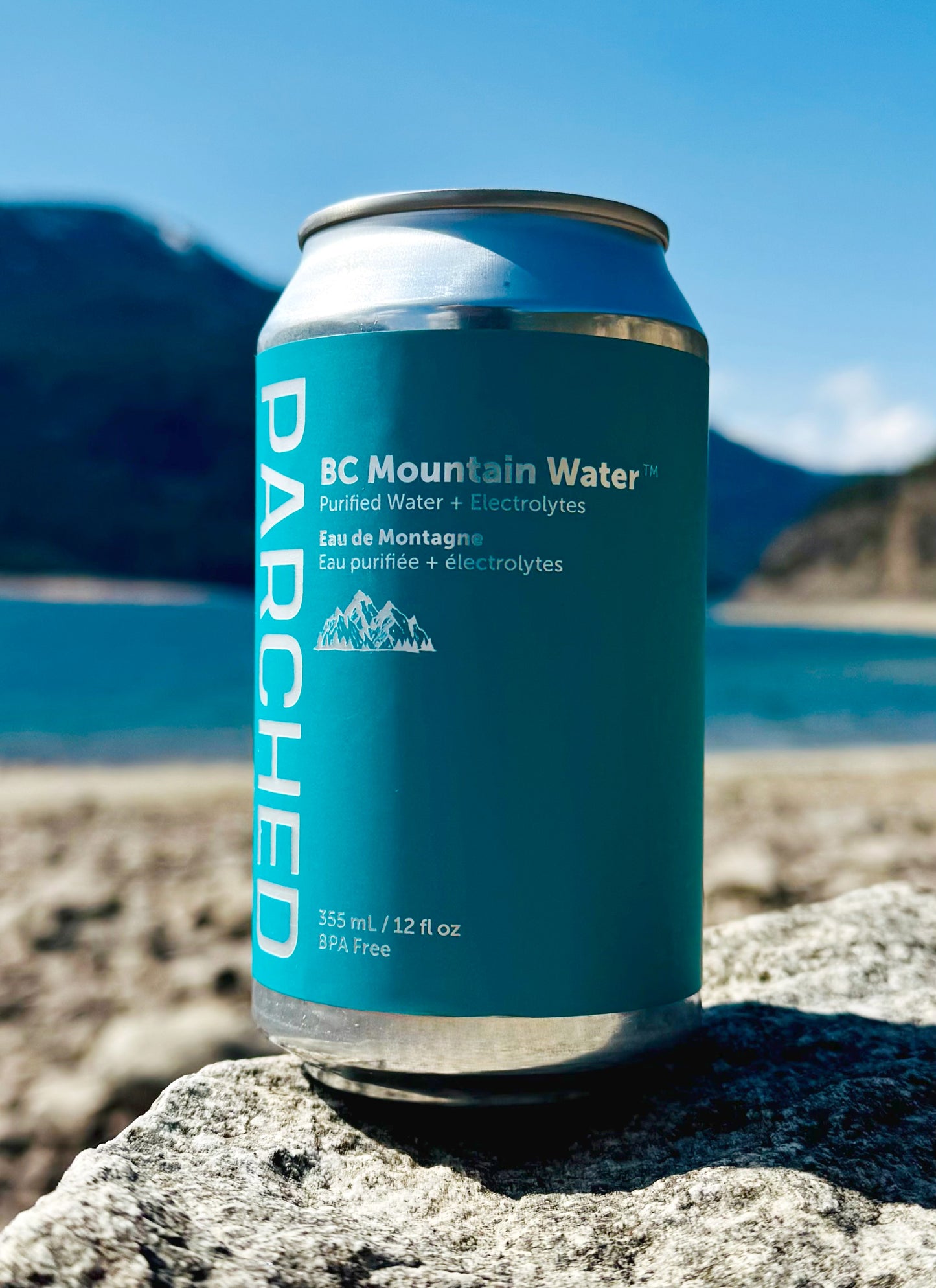 PARCHED: Electrolyte-Infused Mountain Water