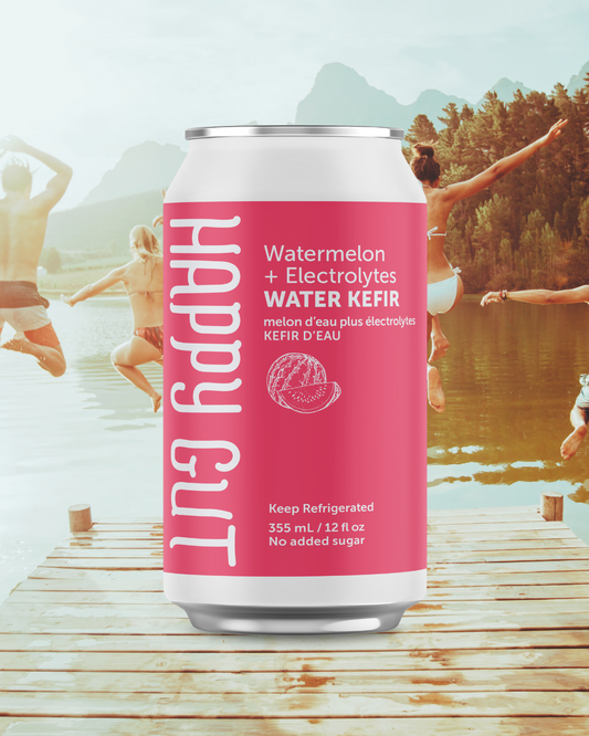 Watermelon + Electrolytes Canned Water Kefir