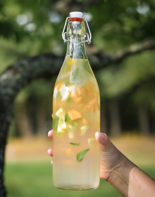 bottle of water kefir 