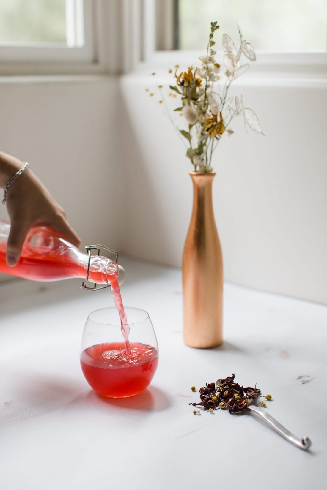 Blueberry Blossom Water Kefir Soda Recipe