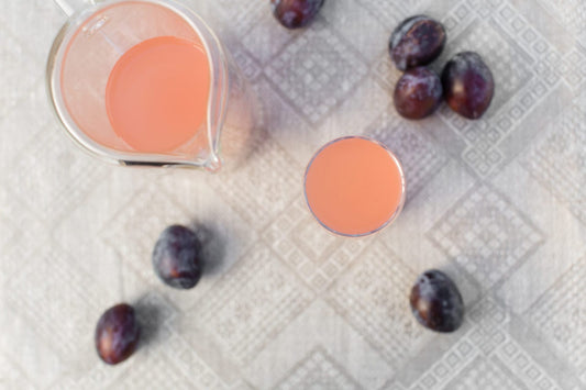 Vanilla Plum Water Kefir Soda Recipe