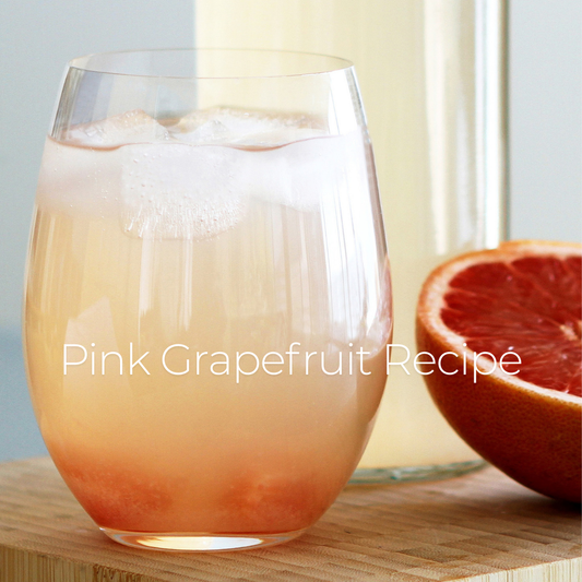 Pink Grapefruit Water Kefir Soda Recipe