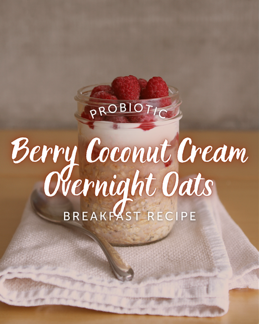 Berry Coconut Cream Overnight Oats