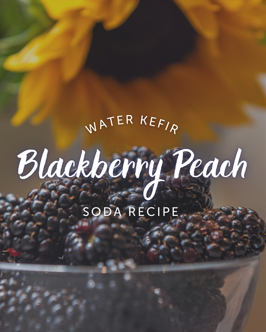 Blackberry Peach Water Kefir Recipe