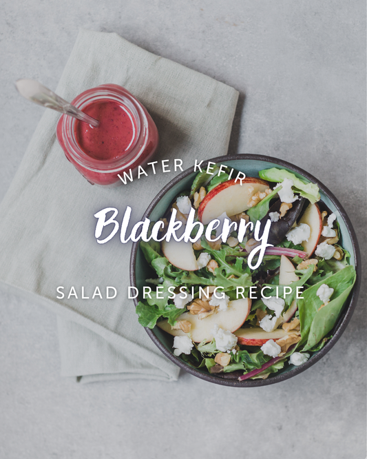 Water Kefir Vinegar Blackberry Vinaigrette