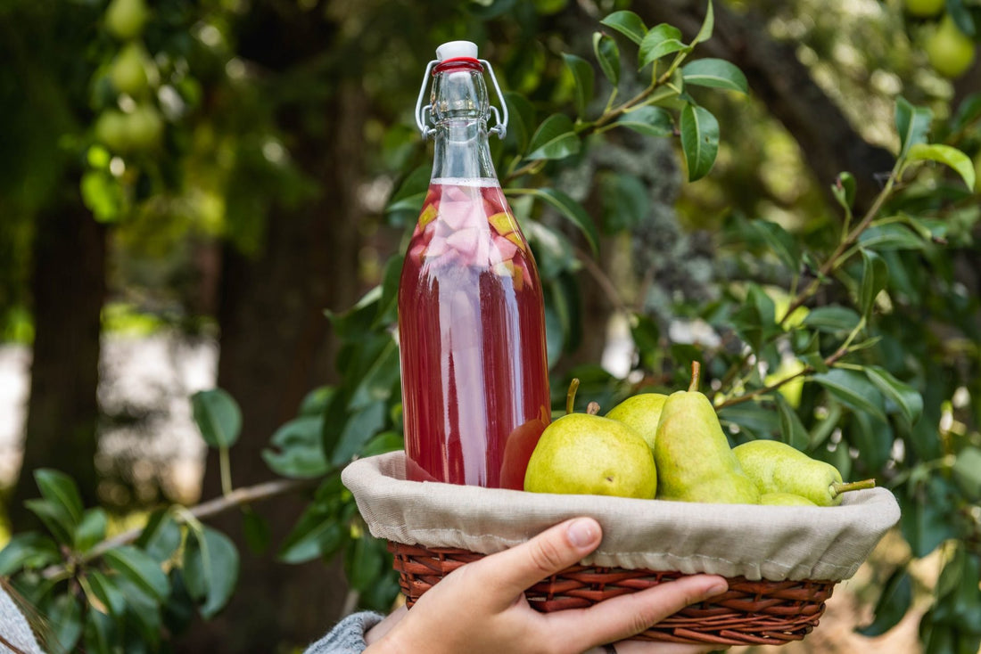 Grape Pear Water Kefir Soda