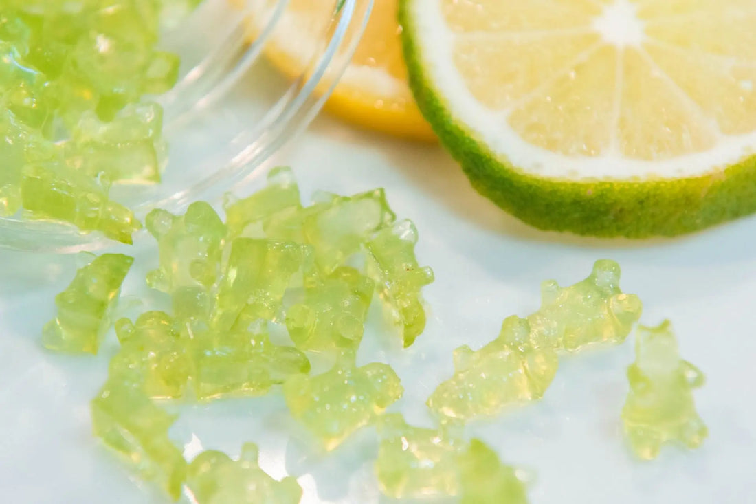 Lemon Lime Water Kefir Gummy Bears - Happy Gut Pro