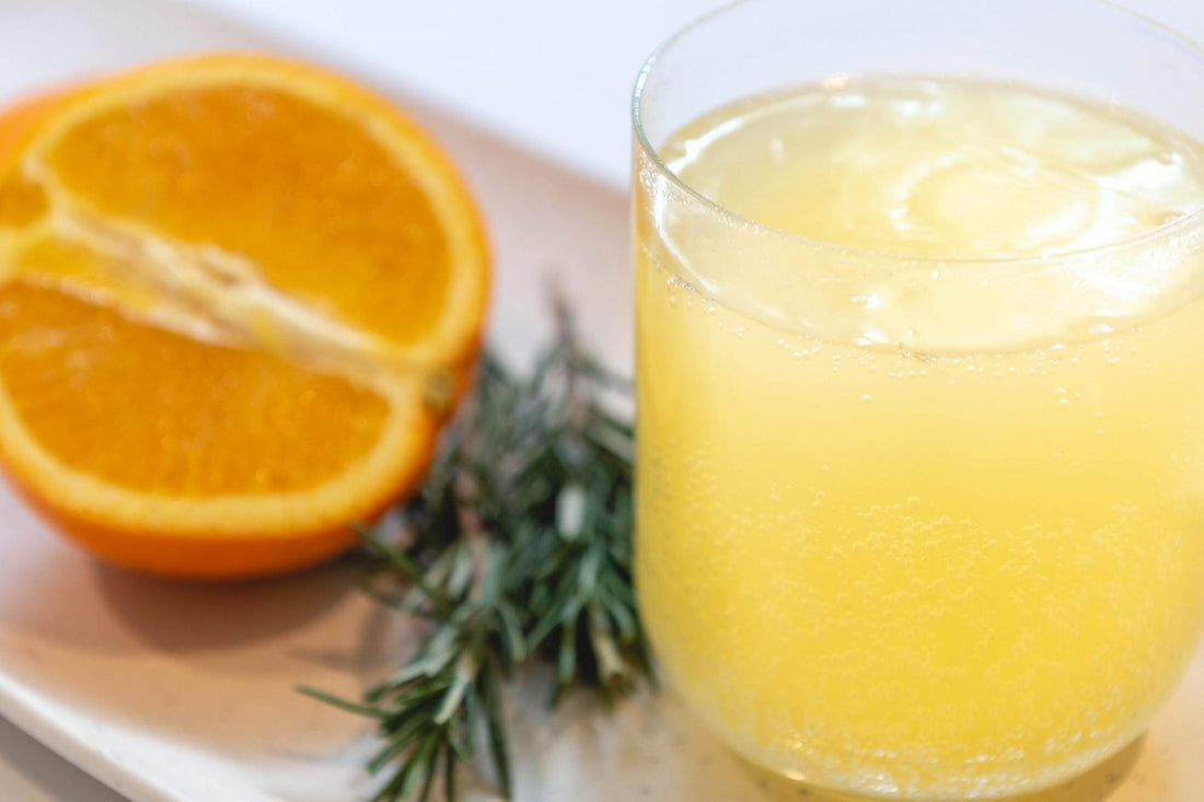 Orange Rosemary Water Kefir Soda Recipe