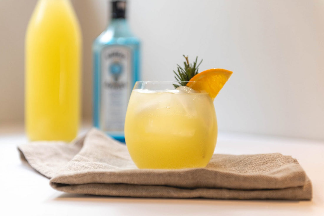 Orange Rosemary Kefir & Gin Cocktail Recipe