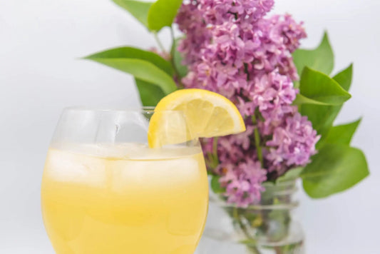 Lilac Peach Water Kefir Soda Recipe - Happy Gut Pro