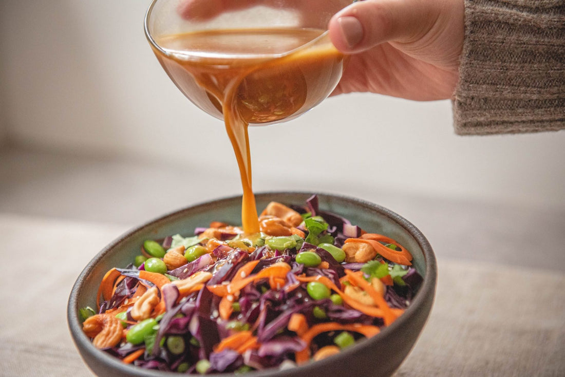 Orange Sesame Water Kefir Salad Dressing