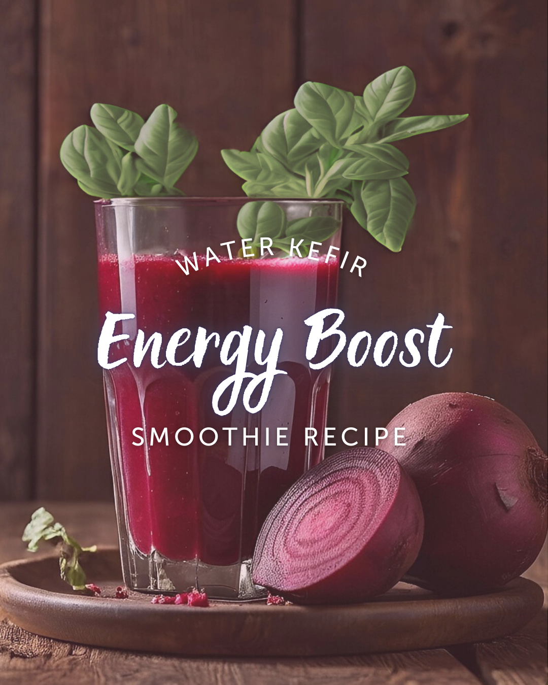 Energy Boost Water Kefir Smoothie