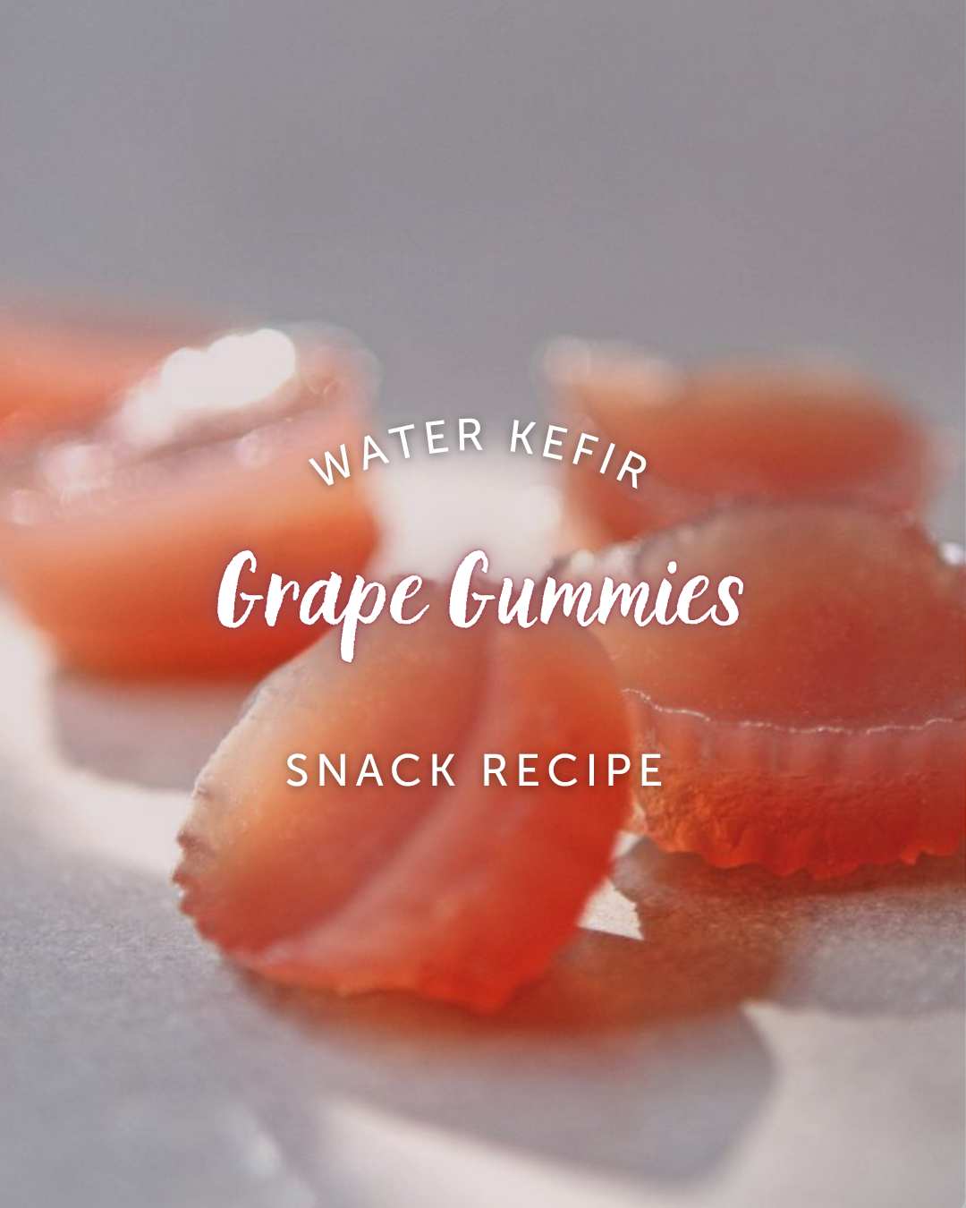 Grape Ginger Water Kefir Gummies