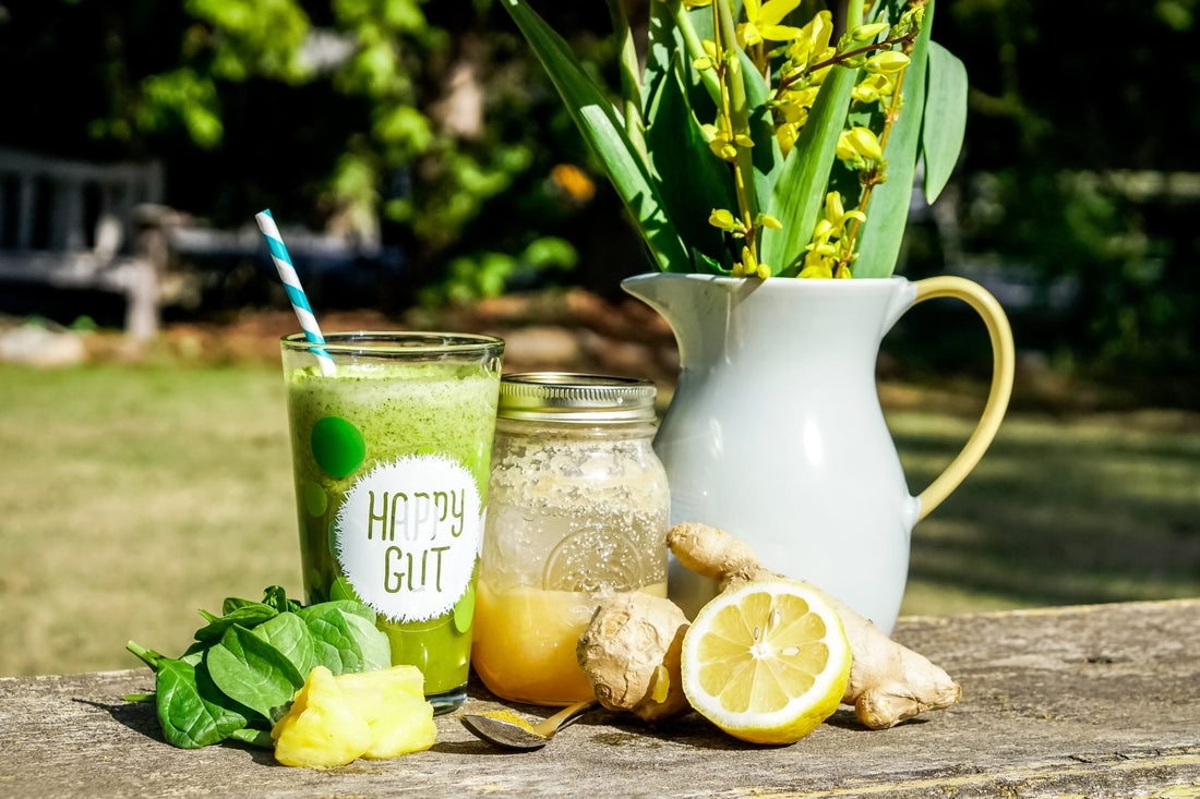 Honey Lemon Ginger Water Kefir Smoothie