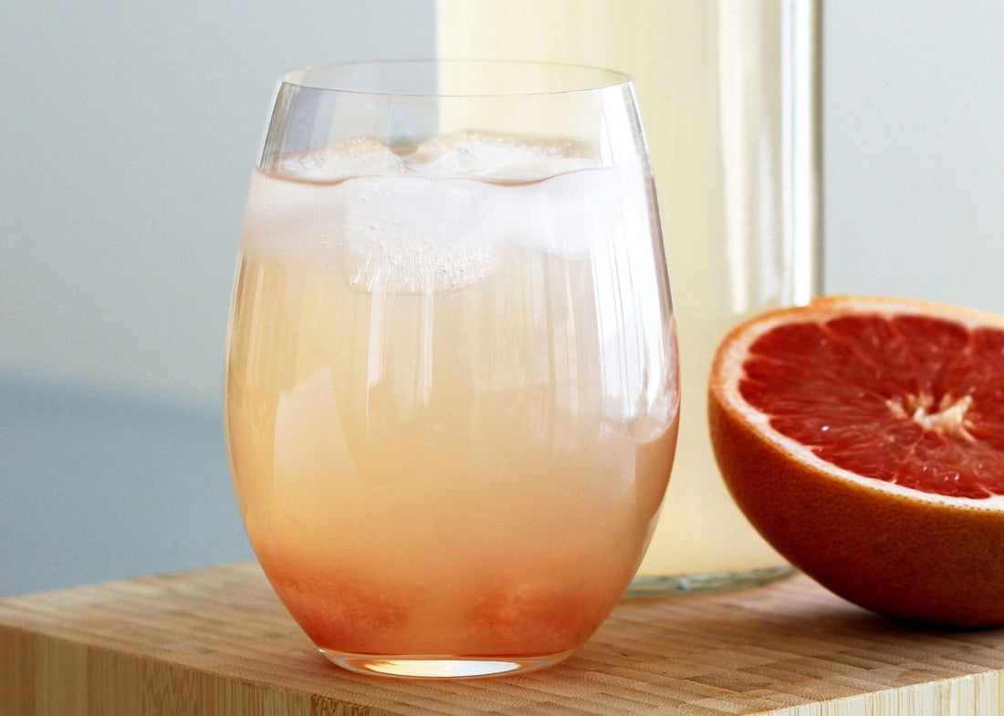 Pink Grapefruit Water Kefir Soda Recipe