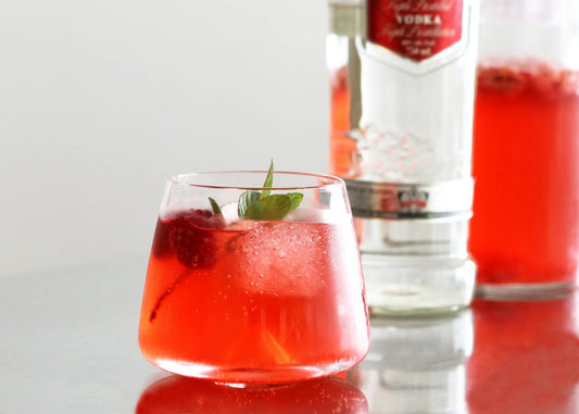 Raspberry Vodka Cocktail - Happy Gut Pro