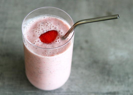 Fresh Strawberry Water Kefir Smoothie Recipe