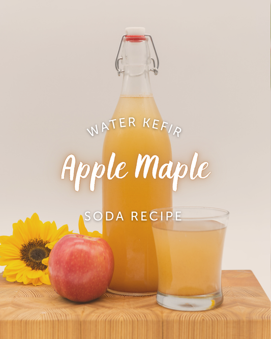 Apple Maple Water Kefir Soda