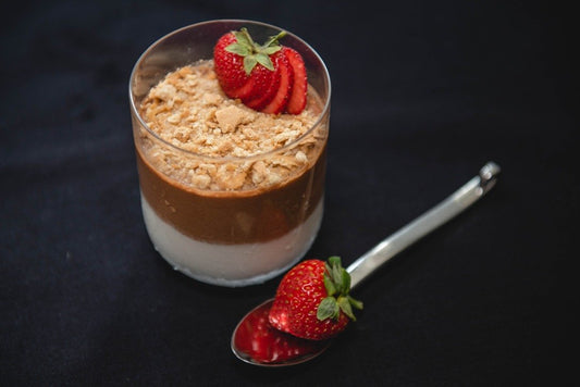 Chocolate Coconut Tuxedo Parfait