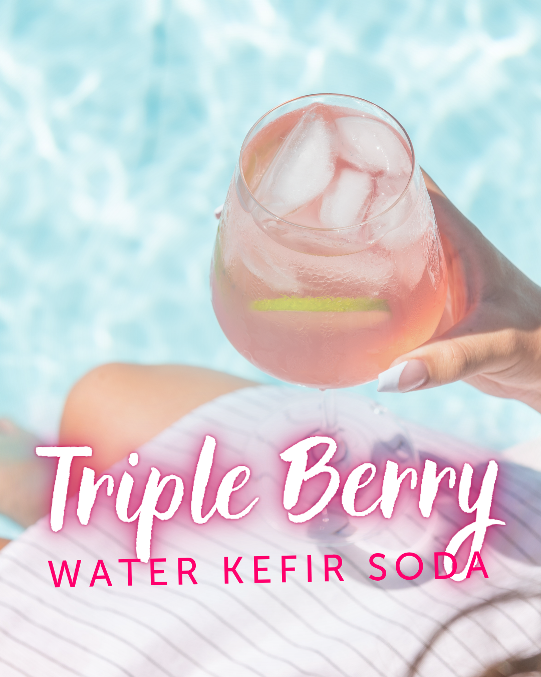 Triple Berry Water Kefir Soda