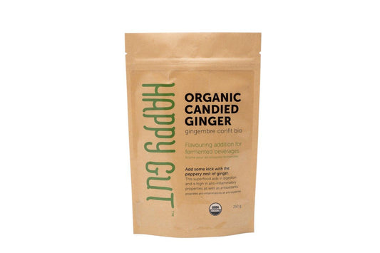 Organic Candied Ginger - Happy Gut Pro
