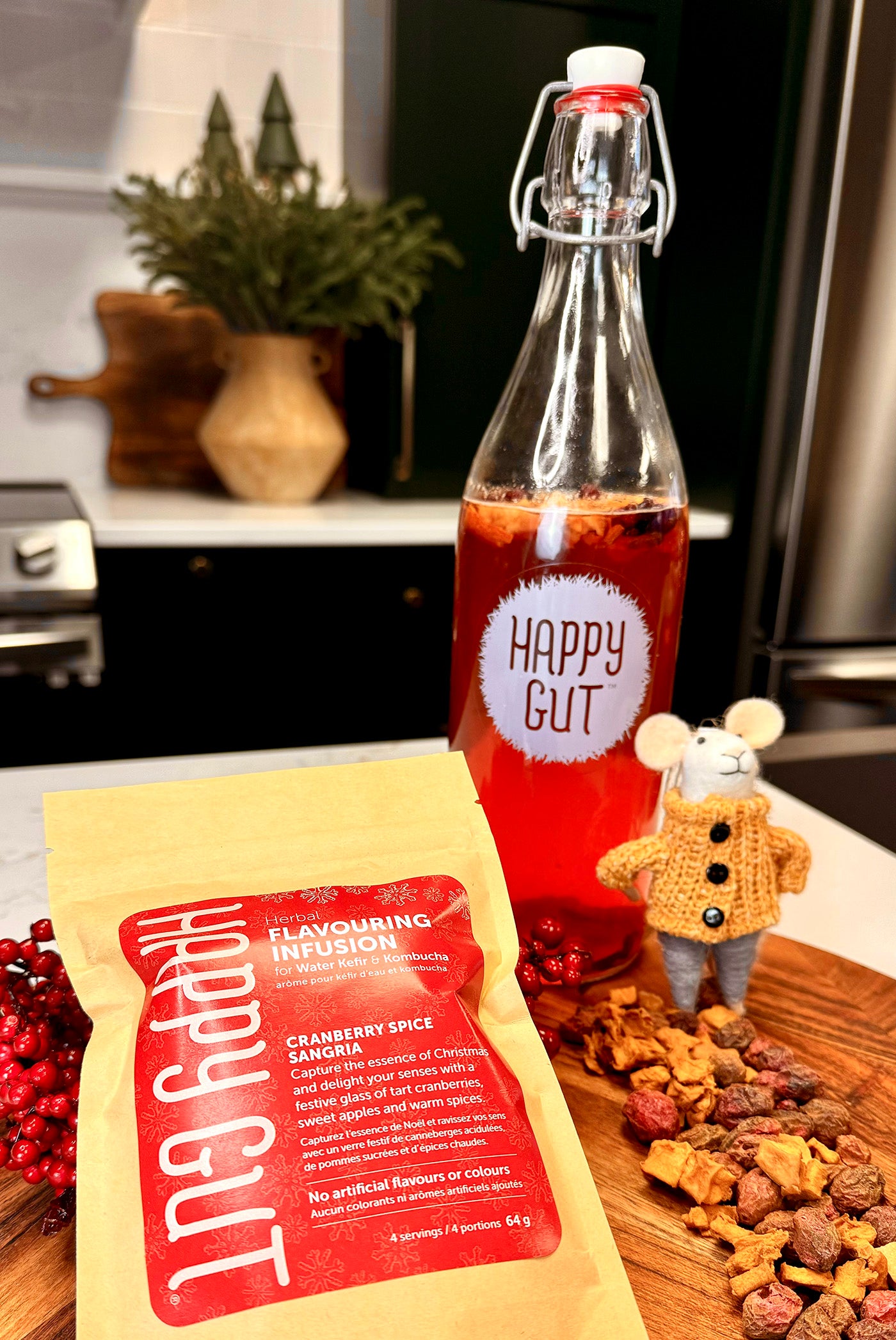 Holiday Cheers Kefir Kit With 3 Infusions