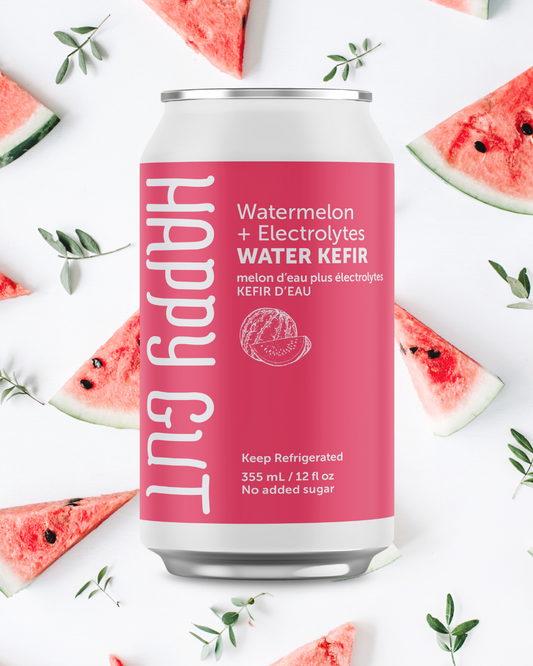 Watermelon + Electrolytes Canned Water Kefir