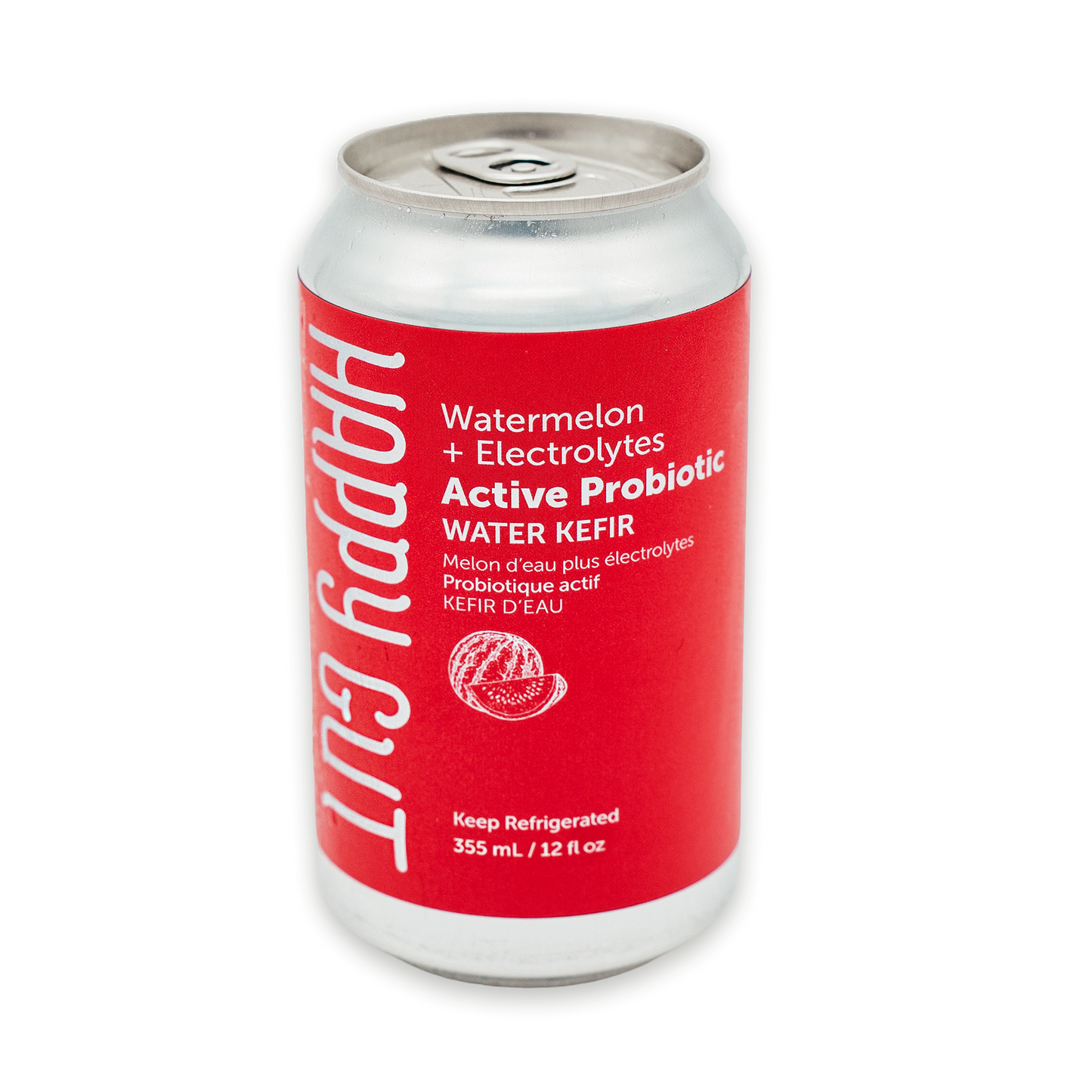 Watermelon + Electrolytes Canned Water Kefir **PICK-UP/DELIVERY ONLY**